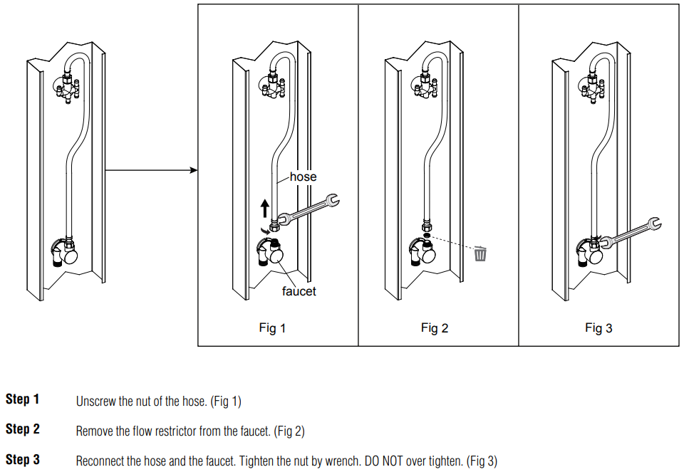 Removing Shower Panels Flow Restrictor SW Corp   Mceclip1 